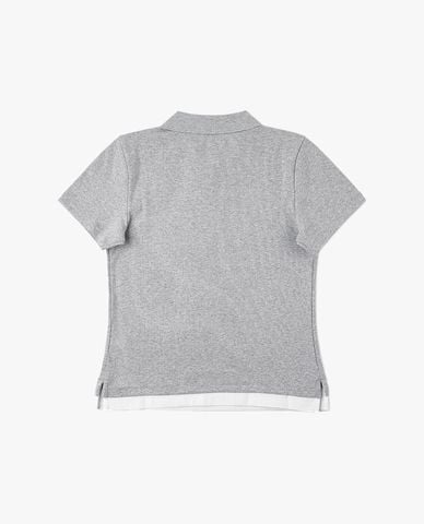  LEE - Áo polo nữ cổ bẻ tay ngắn phối viền 