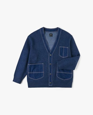  LEE - Áo khoác cardigan nam cổ V tay dài Seasonal 