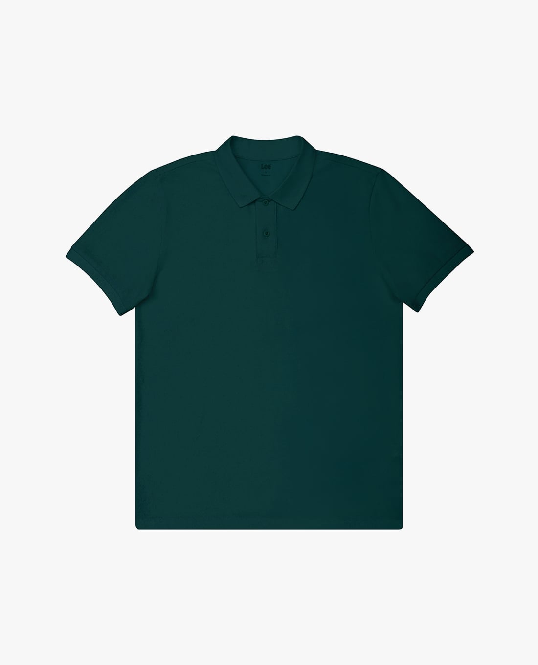 LEE - Áo polo nam cổ bẻ tay ngắn phối logo