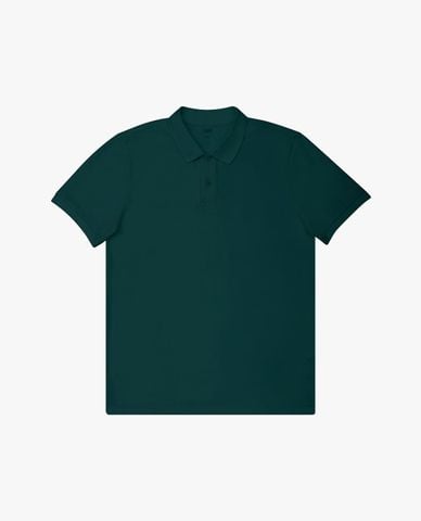  LEE - Áo polo nam cổ bẻ tay ngắn phối logo 