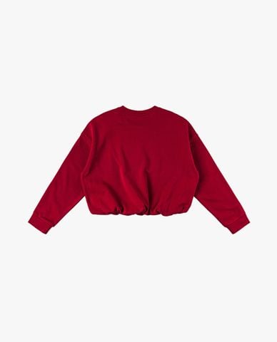  LEE - Áo sweatshirt nữ cổ tròn tay dài phối logo 