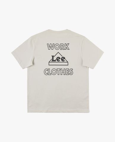  LEE - Áo thun nam cổ tròn tay ngắn in họa tiết 