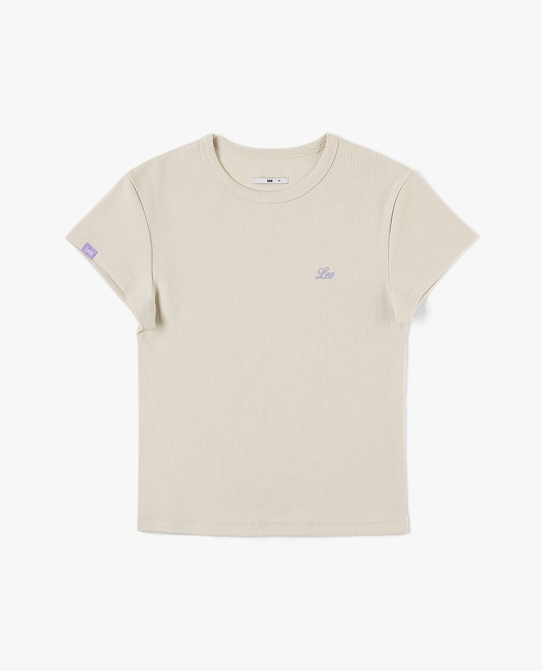 LEE - Áo thun nữ cổ tròn tay ngắn phom ôm