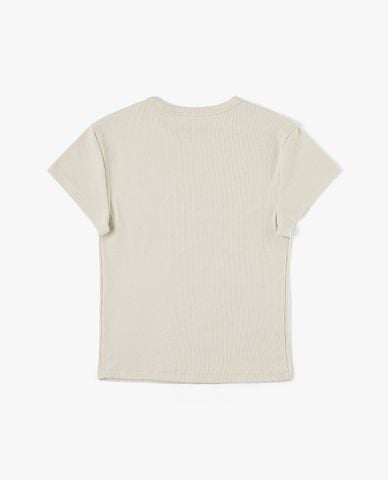  LEE - Áo thun nữ cổ tròn tay ngắn phom ôm 