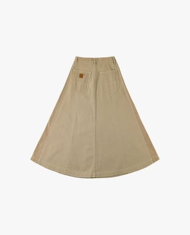  LEE - Chân váy chữ A midi phối túi Seasonal 