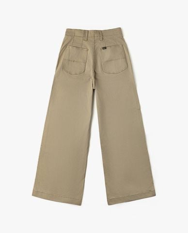  LEE - Quần nữ ống rộng phối dây thắt 