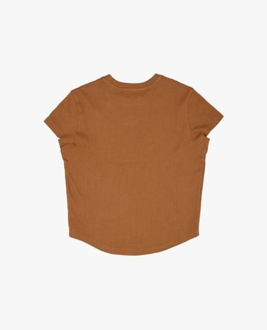  LEE - Áo thun nữ cổ tròn tay ngắn phom ôm 