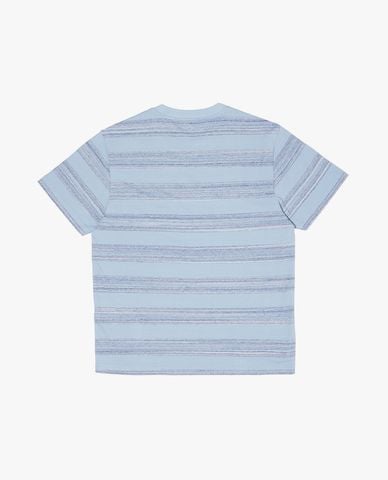  LEE - Áo thun nam cổ tròn tay ngắn kẻ sọc 