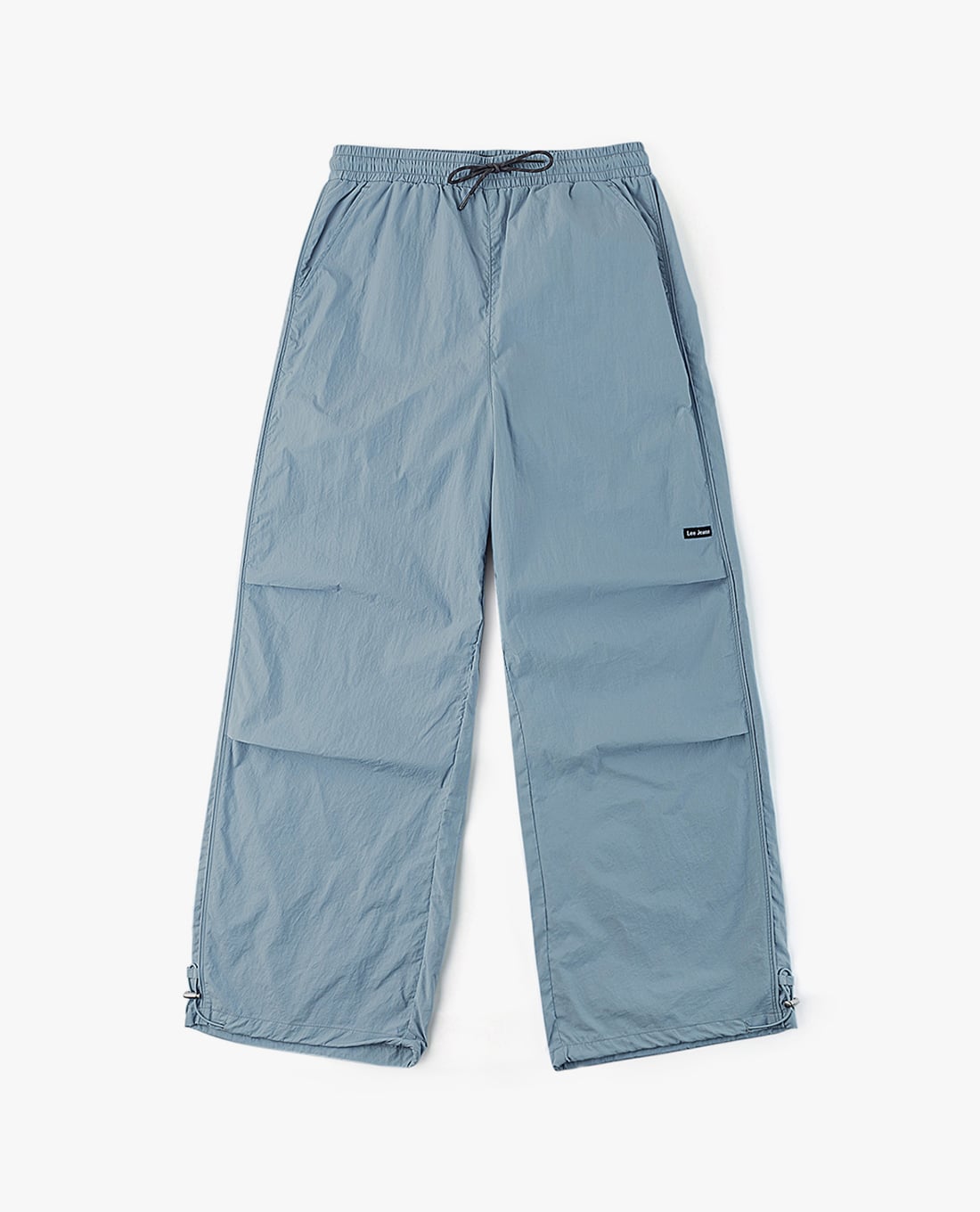 LEE - Quần nữ ống rộng lưng thun phối dây rút