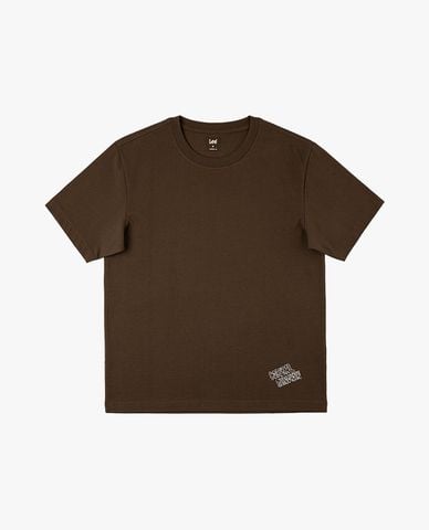  LEE - Áo thun nam cổ tròn tay ngắn in họa tiết 