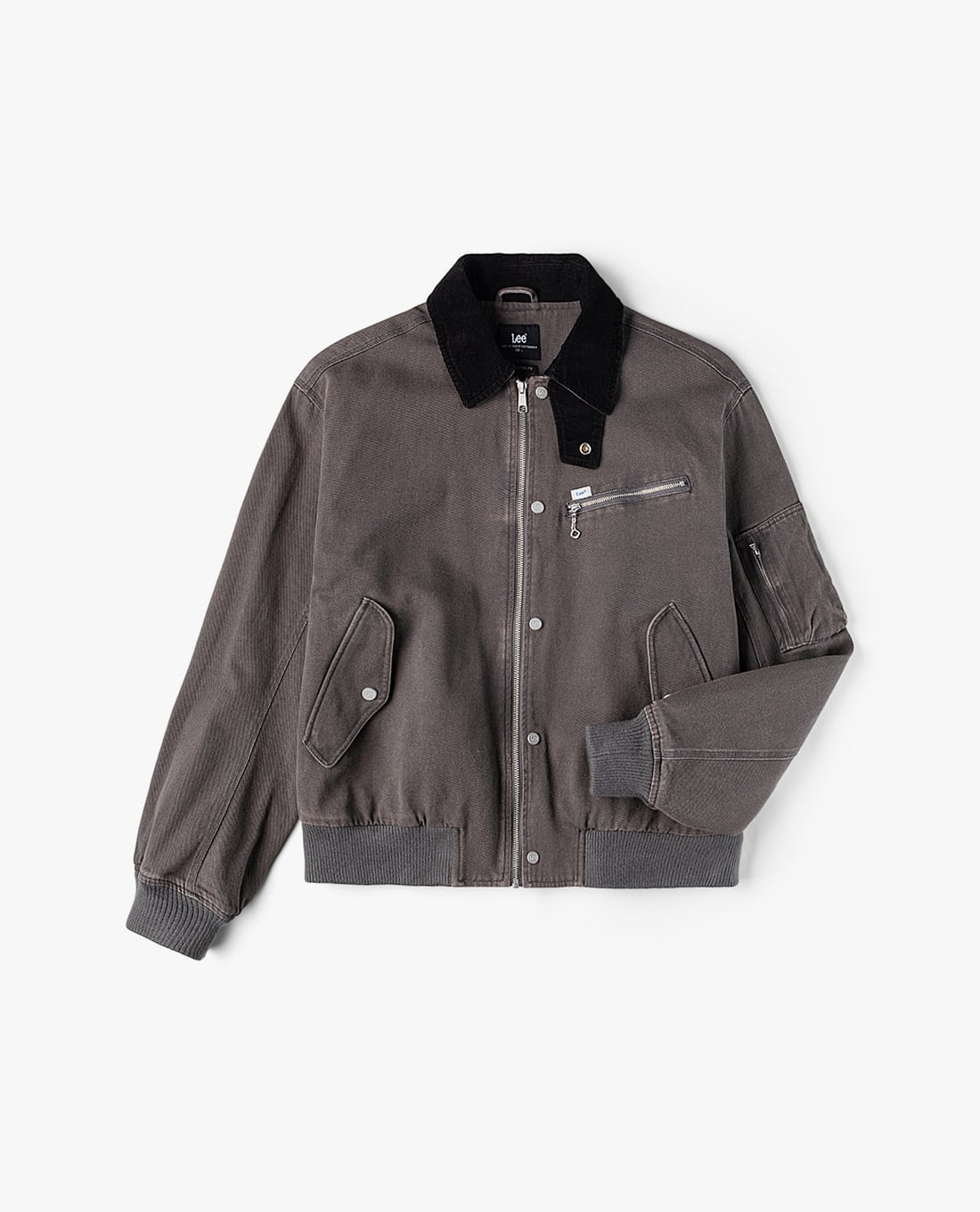 LEE - Áo khoác denim nam cổ bẻ tay dài Seasonal