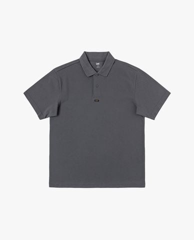  LEE - Áo polo nam cổ bẻ tay ngắn thêu logo 