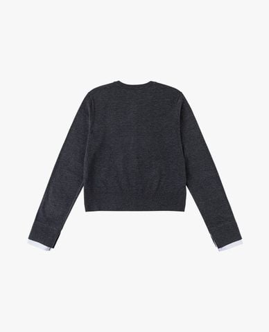  LEE - Áo khoác cardigan nữ cổ tròn tay dài Seasonal 