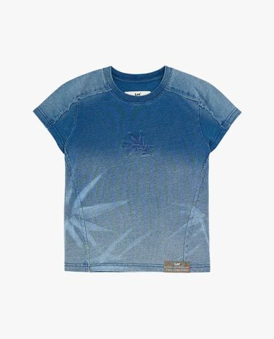  LEE - Áo thun nữ cổ tròn tay ngắn Lee x Feng Chen Wang 