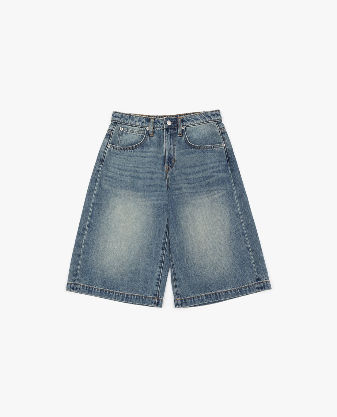 LEE - Quần short jeans nữ wash bạc