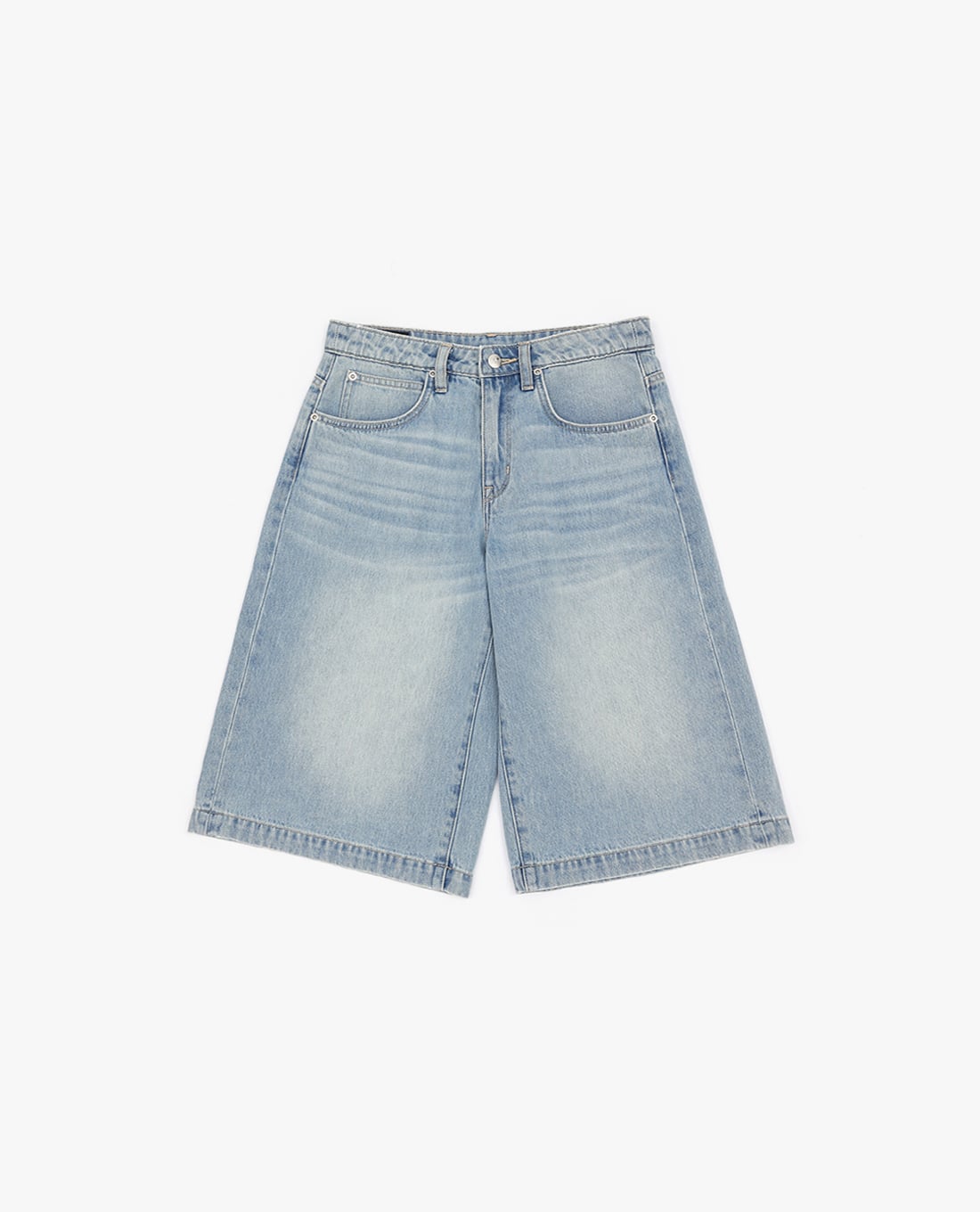 LEE - Quần short jeans nữ wash bạc