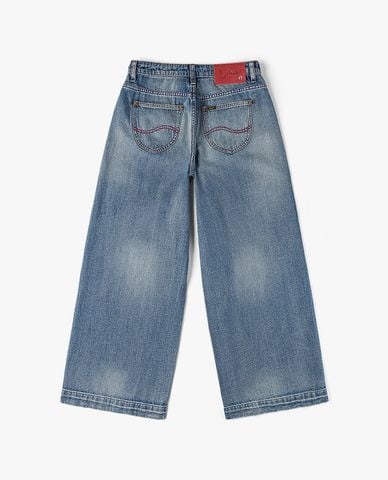  LEE - Quần jeans nữ ống rộng Indigo 