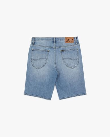 LEE - Quần short jeans nam wash bạc 902 