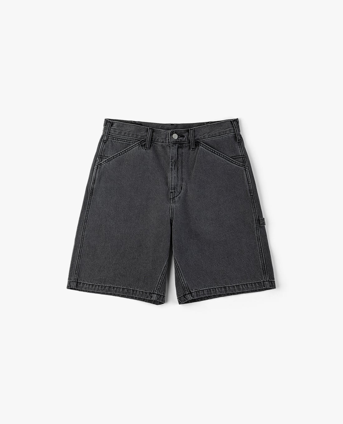 LEE - Quần short jeans nam wash bạc