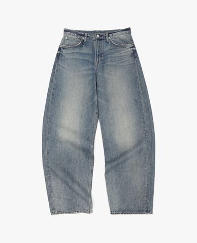  LEE - Quần jeans nam ống rộng wash bạc 