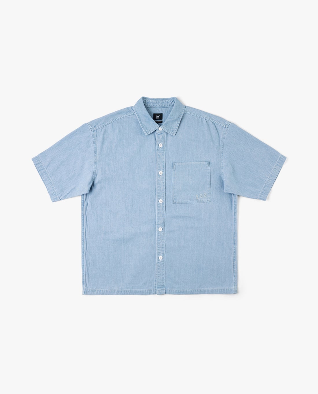 LEE - Áo sơ mi denim nam tay ngắn phối túi