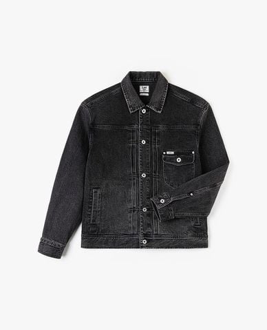  LEE - Áo khoác denim nam cổ bẻ tay dài 101+ 