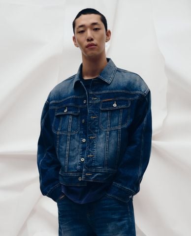  LEE - Áo khoác denim nam tay dài Lee x Feng Chen Wang 