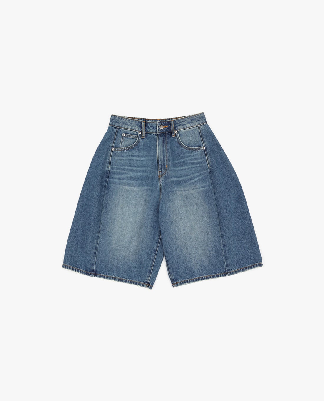 LEE - Quần short jeans nữ wash bạc
