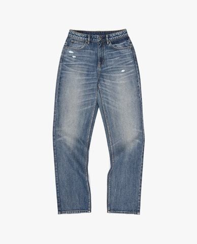  LEE - Quần jeans nữ ống đứng wash bạc 411 