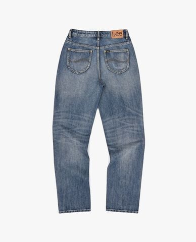  LEE - Quần jeans nữ ống đứng wash bạc 411 