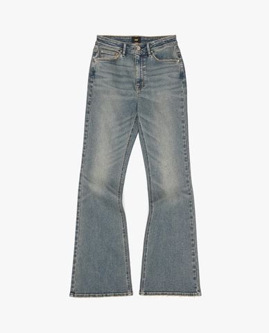  LEE - Quần jeans nữ ống loe wash bạc Modern 