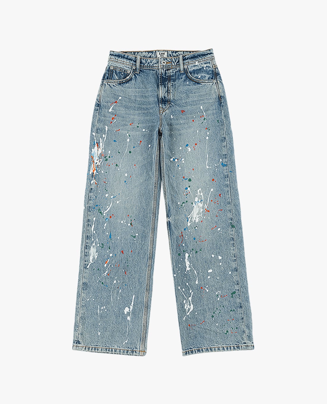 LEE - Quần jeans nữ ống rộng 101+