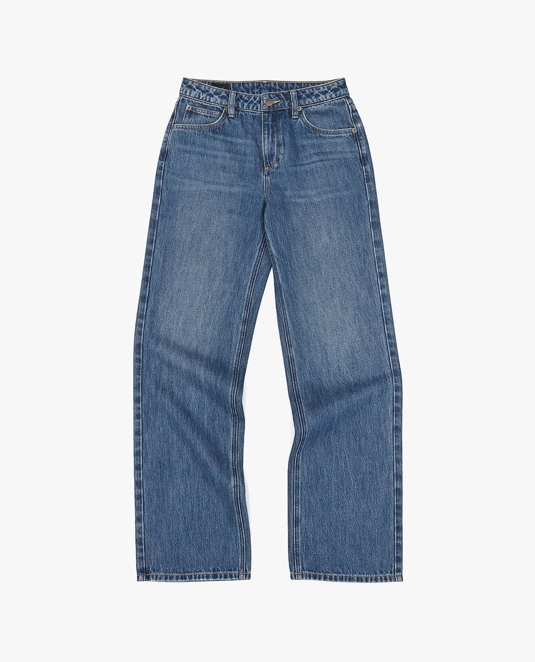 LEE - Quần jeans nữ ống đứng wash bạc 429
