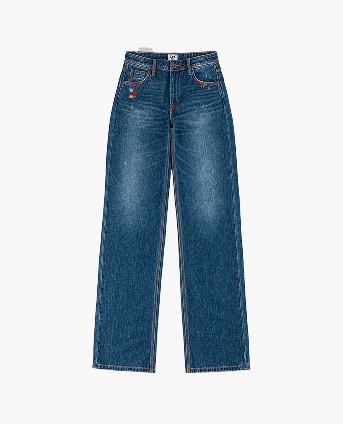 LEE - Quần jeans nữ ống rộng 101+