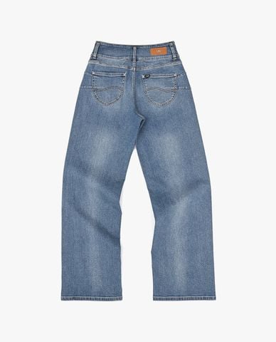  LEE - Quần jeans nữ ống đứng khuy đôi 428 