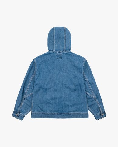  LEE - Áo khoác denim nam tay dài phối mũ 