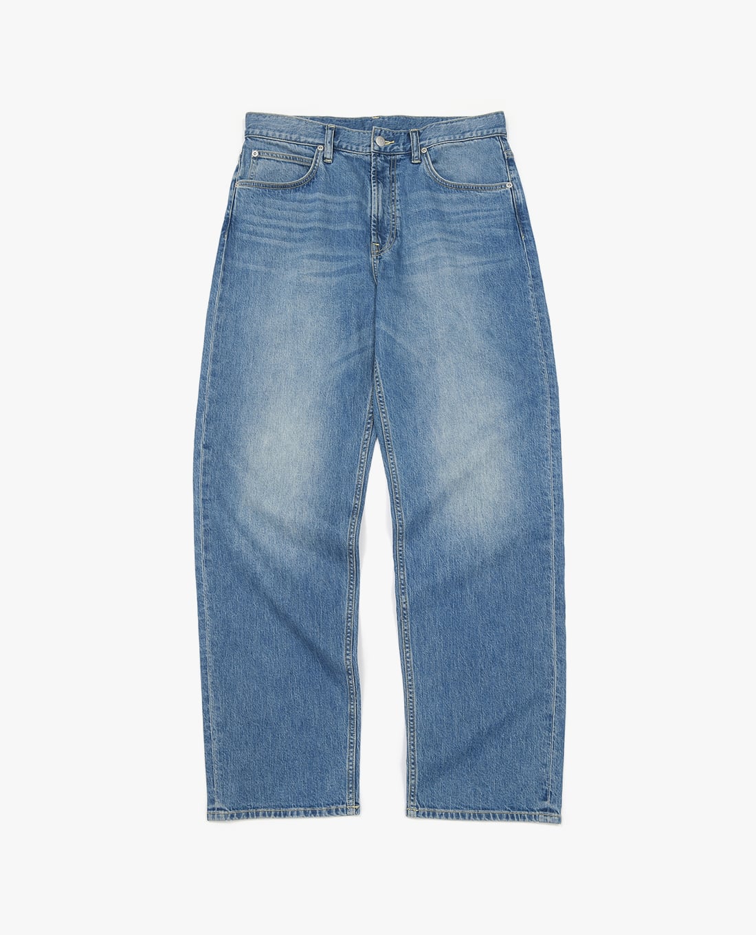 LEE - Quần jeans nam ống rộng wash bạc