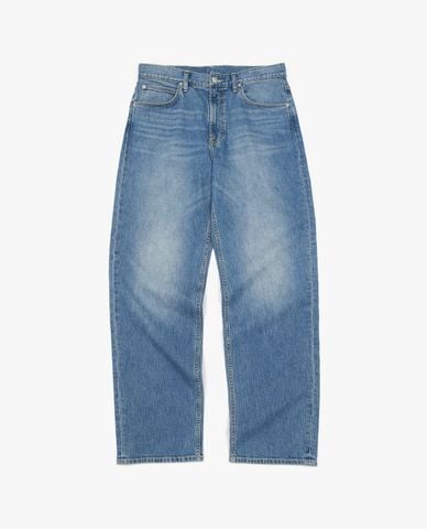  LEE - Quần jeans nam ống rộng wash bạc 