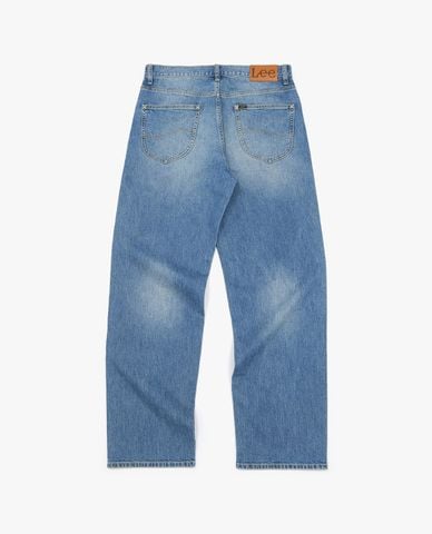  LEE - Quần jeans nam ống rộng wash bạc 