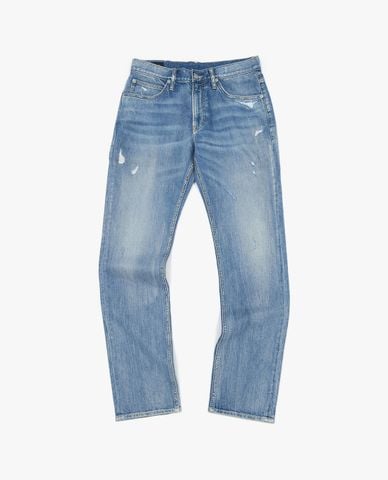  LEE - Quần jeans nam ống đứng wash bạc 