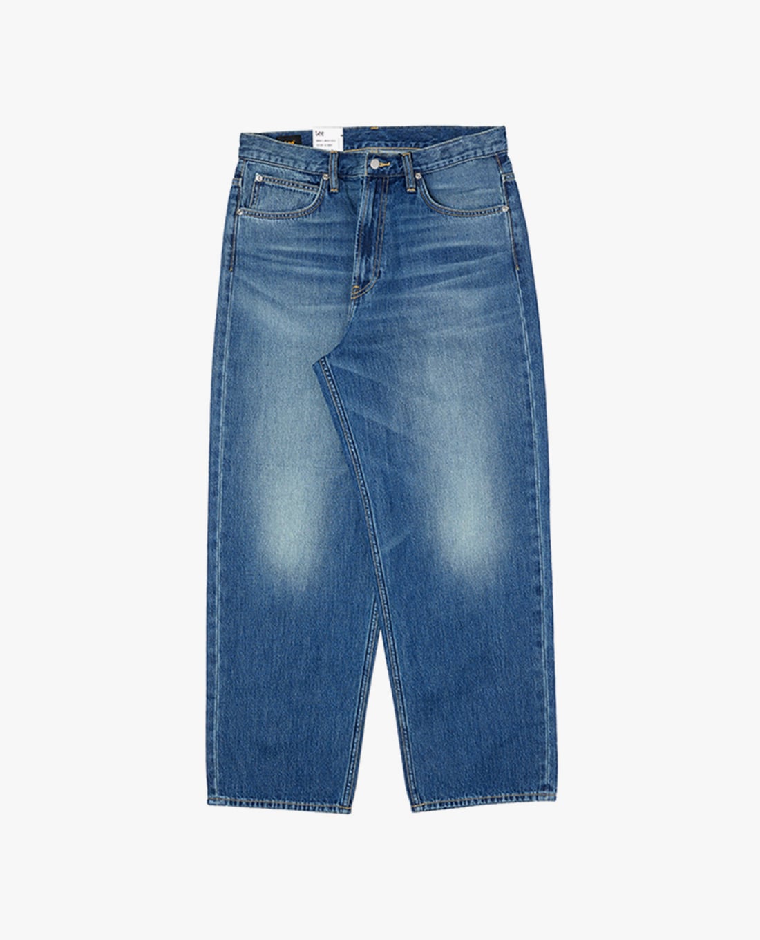 LEE - Quần jeans nam ống rộng wash bạc