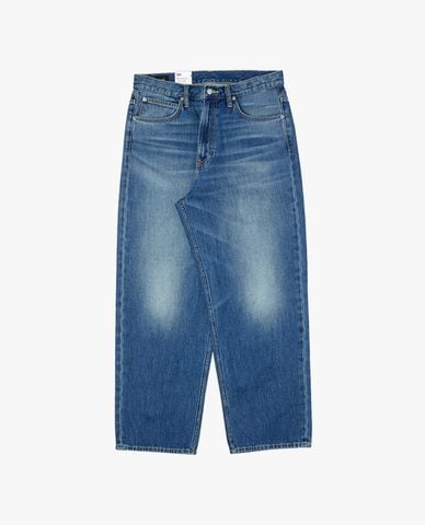  LEE - Quần jeans nam ống rộng wash bạc 