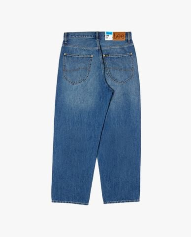  LEE - Quần jeans nam ống rộng wash bạc 