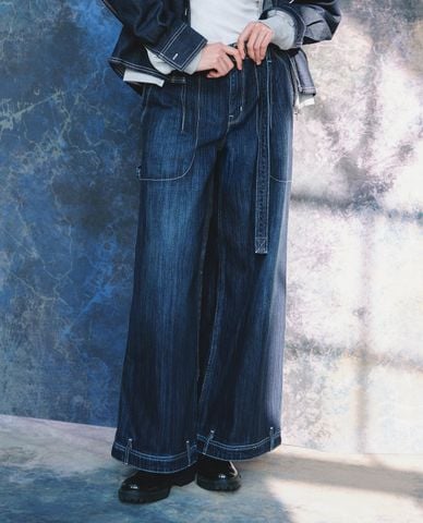  LEE - Quần jeans nữ ống rộng Lee x Feng Chen Wang 