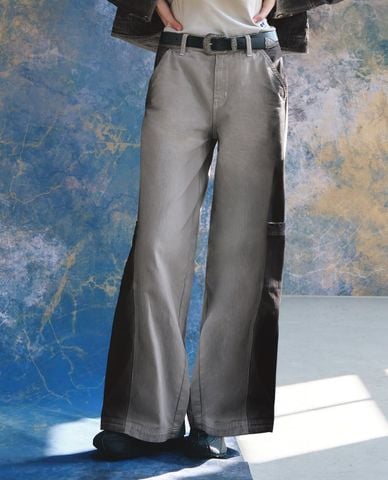  LEE - Quần jeans nữ ống rộng Lee x Feng Chen Wang 