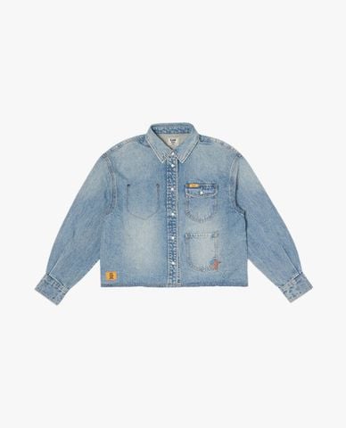  LEE - Áo khoác denim nữ tay dài 101+ 