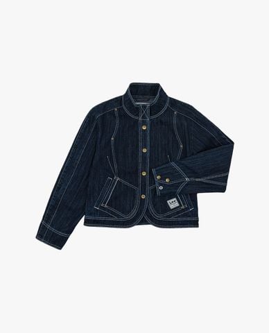  LEE - Áo khoác denim nữ tay dài Lee x Feng Chen Wang 
