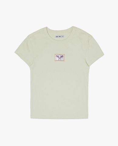  LEE - Áo thun nữ cổ tròn tay ngắn 101+ 