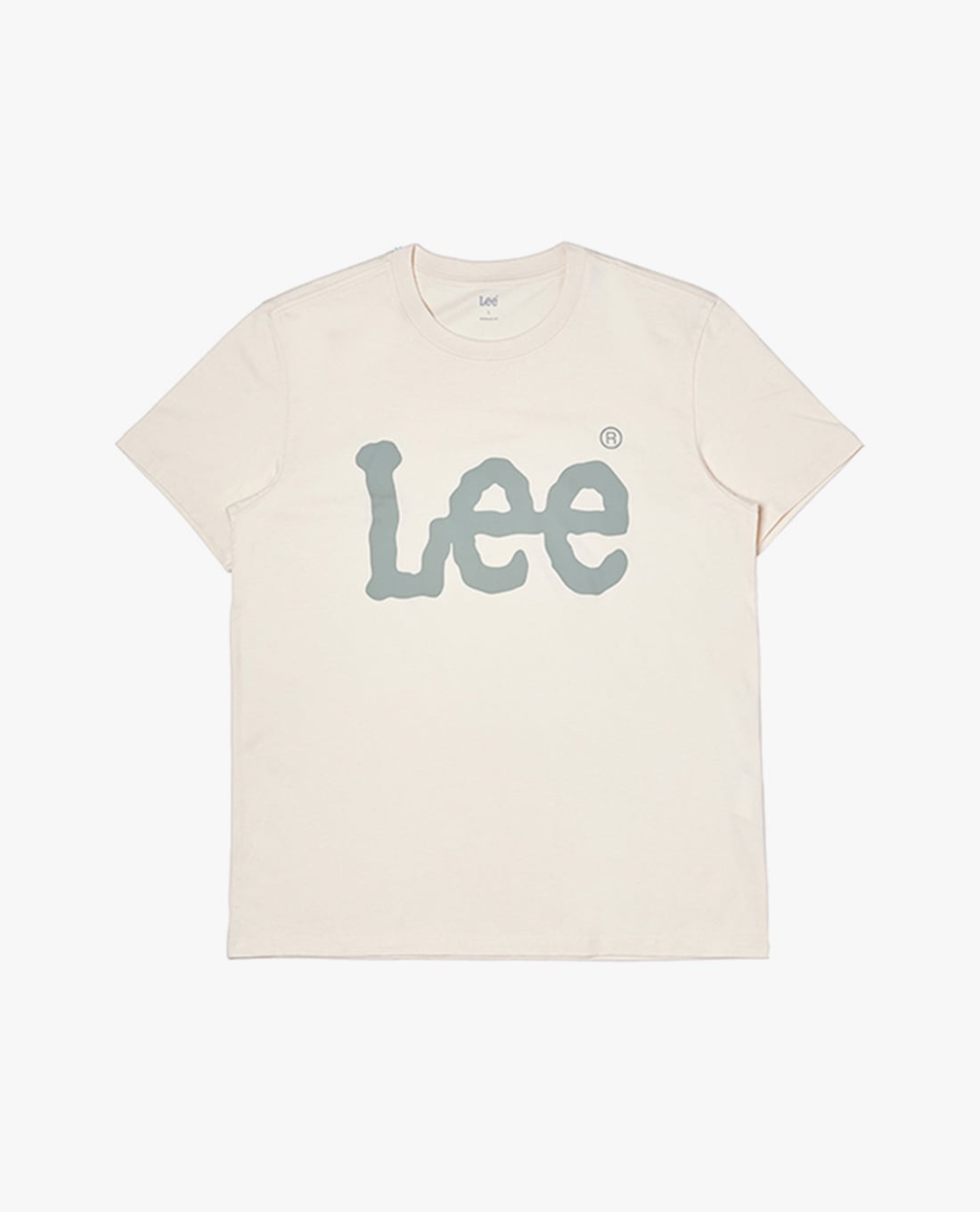LEE - Áo thun nam cổ tròn tay ngắn phối logo