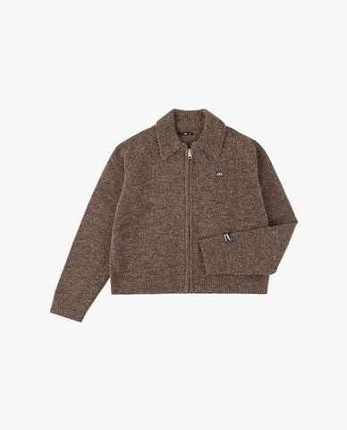  LEE - Áo khoác cardigan nữ tay dài khóa kéo 
